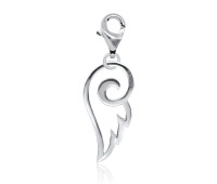 Angel Wing Shaped Silver Charms CH-30